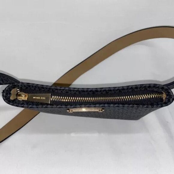 Michael Kors Belt Bag Black & Dark Gray Logo Fanny Pack L/XL NWT - Picture 6 of 13